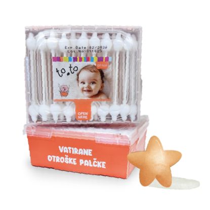 Slika To.to Baby biorazgradljive vatirane palčke (60 palčk)