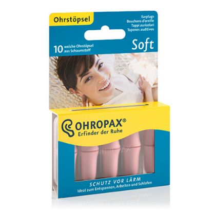 Slika Ohropax Soft, ušesni čepki (10 čepkov)
