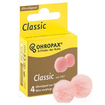 Slika Ohropax Classic, voščeni čepki za ušesa (4 čepki)