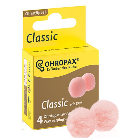 Slika Ohropax Classic, voščeni čepki za ušesa (4 čepki)