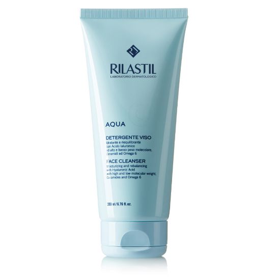 Slika Rilastil Aqua, čistilna emulzija za obraz (200 ml)