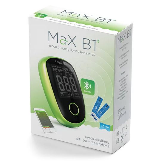 Slika Max BT, sistem za merjenje sladkorja v krvi (1 komplet)