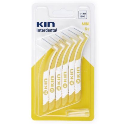 Slika Kin, medzobna ščetka - mini 1.1 mm (6 medzobnih ščetk)