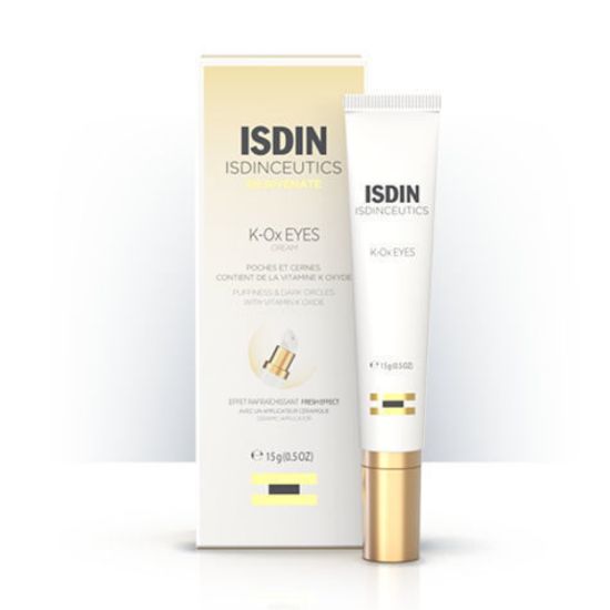 Slika ISDIN Isdinceutics Rejuvenate K-Ox, krema za predel oči s keramičnim aplikatorjem (15 ml)