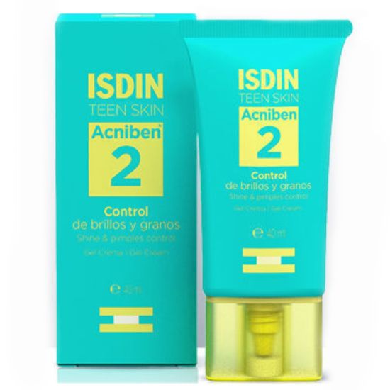 Slika ISDIN Acniben Shine & Pimples Control, gel krema za nadzor sijaja in nego aken (40 ml)