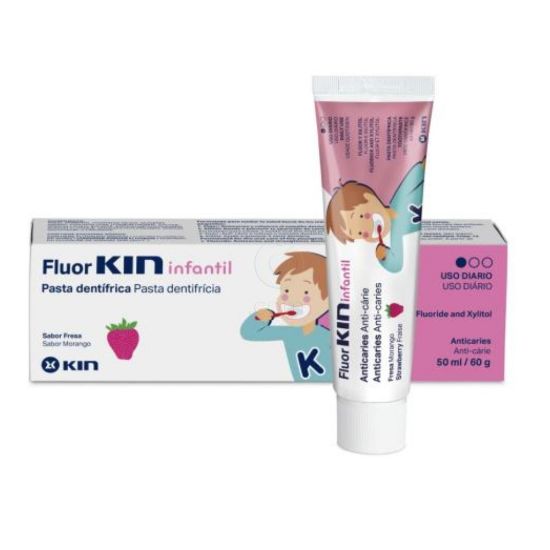 Slika Fluorkin Children, zobna pasta z okusom jagode - do 6. leta (50 ml)