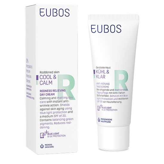 Slika Eubos Cool&Calm, dnevna krema za nego kože nagnjene k rdečici - ZF20 (40 ml)