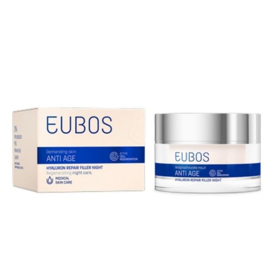 Slika Eubos Anti-Age Hyaluron repair Filler Night, nočna krema (50 ml)