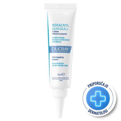 Slika Ducray Keracnyl Glycolic+, krema za odpiranje por (30 ml)