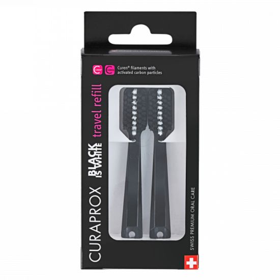 Slika Curaprox, potovalni set - Black is White (1 set)