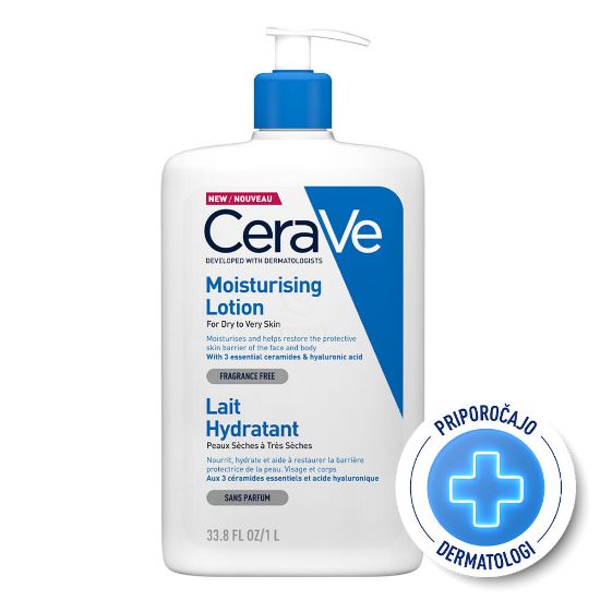 Slika CeraVe, vlažilni losjon za telo za suho do zelo suho kožo (1000 ml)