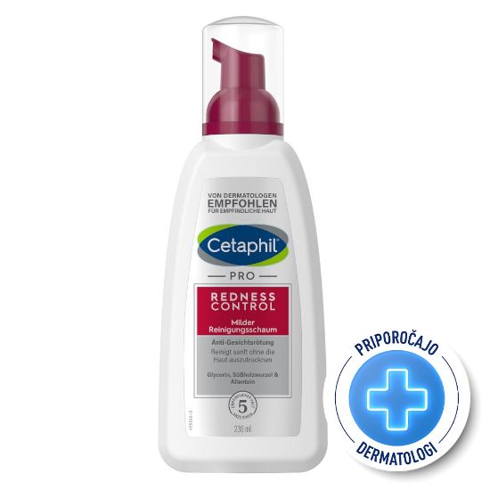 Slika Cetaphil Pro Redness Control, pena za čiščenje občutljive kože nagnjene k rozacei (236 ml)