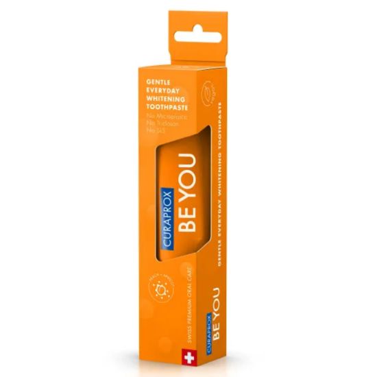 Slika Curaprox [BE YOU.] Pure hapiness, breskev in marelica - belilna zobna pasta (60 ml)