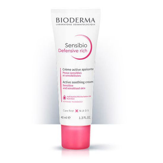Slika Bioderma Sensibio Defensive Rich, bogata pomirjujoča krema za občutljivo kožo (40 ml)