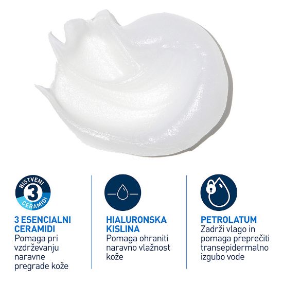 Slika CeraVe Advanced Repair Ointment za obnovo suhe ter hrapave kože (50 ml)