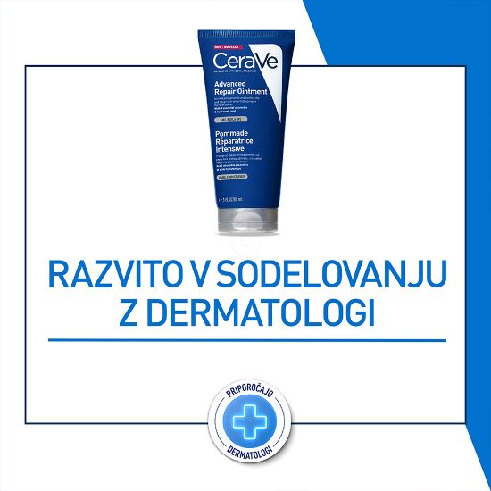 Slika CeraVe Advanced Repair Ointment za obnovo suhe ter hrapave kože (50 ml)