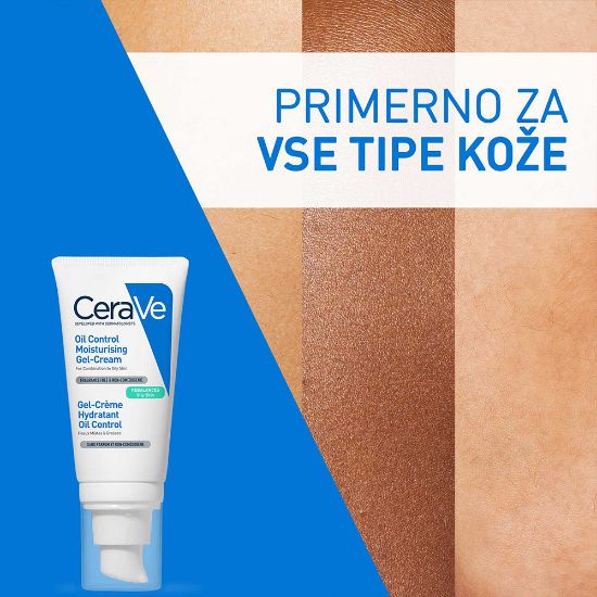 Slika CeraVe, vlažilna gel krema za mastno kožo (52 ml)