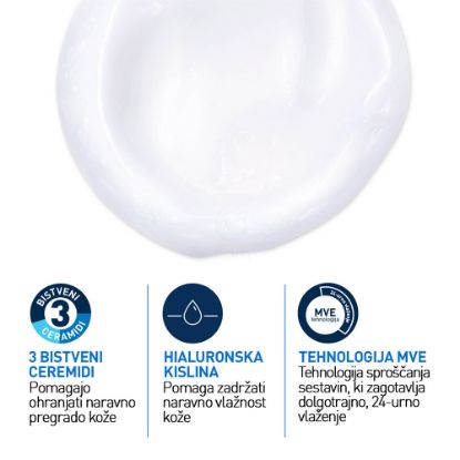 Slika CeraVe, vlažilna čistilna emulzija za obraz za normalno do suho kožo (473 ml)