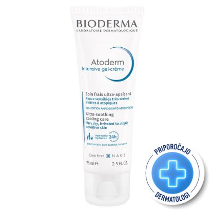 Slika Bioderma Atoderm Intensive, izjemno pomirjujoča osvežilna gel-krema (75 ml)