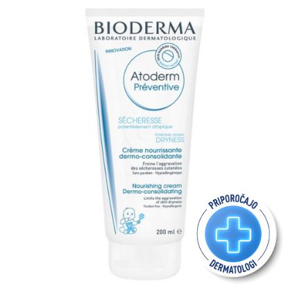Slika Bioderma Atoderm Préventive, hranljiva krema - 200 ml