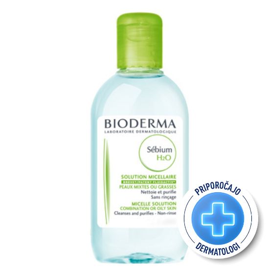 Slika Bioderma Sebium H2O, micelarni losjon za čiščenje kože - 250 ml