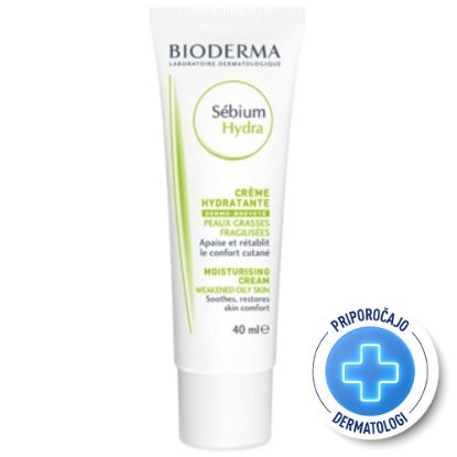 Slika Bioderma Sebium Hydra, krema za oslabljeno kožo obraza (40 ml)