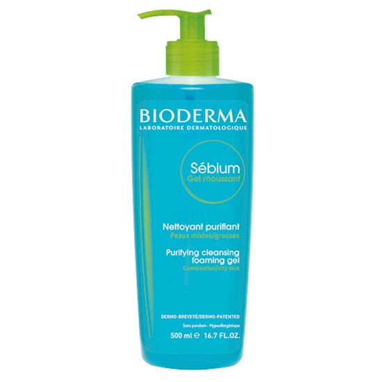 Slika Bioderma Sebium, peneči gel za čiščenje kože (500 ml)
