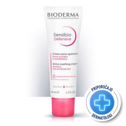 Slika Bioderma Sensibio Defensive Light, aktivna pomirjujoča krema za občutljivo kožo (40 ml)