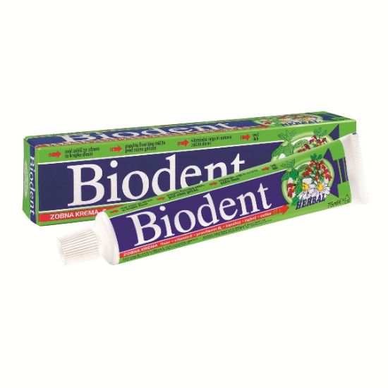 Slika Biodent Herbal, zeliščna zobna krema (75 ml)