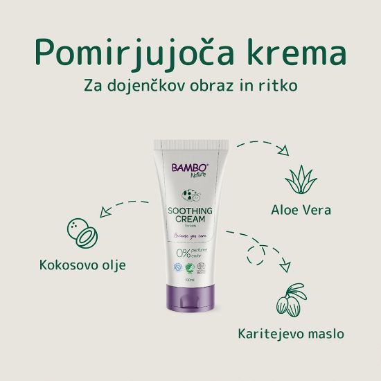 Slika Bambo Nature, pomirjujoča krema (100 ml)