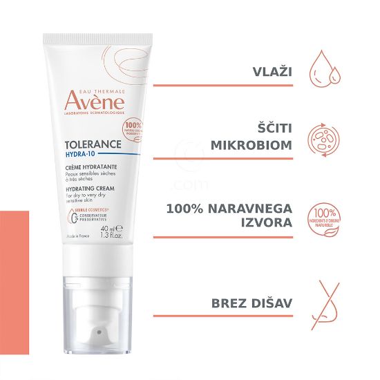 Slika Avene Tolerance Hydra 10, vlažilna krema (40 ml)