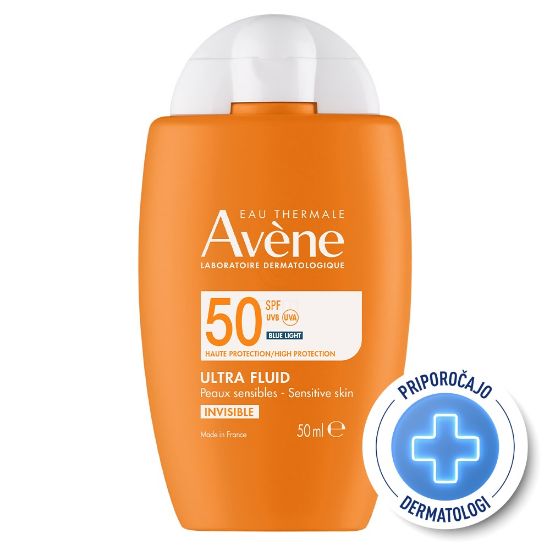 Slika Avene Sun, ultra fluid z visoko zaščito pred soncem za obraz - ZF50 (50 ml)