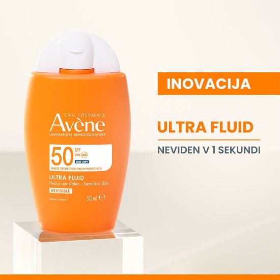 Slika Avene Sun, ultra fluid z visoko zaščito pred soncem za obraz - ZF50 (50 ml)