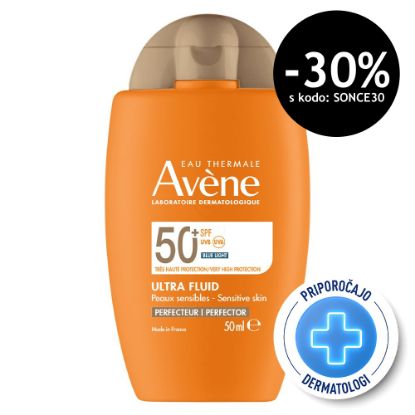 Slika Avene Sun, obarvani ultra fluid za zaščito pred soncem za obraz - ZF 50 + (50 ml)