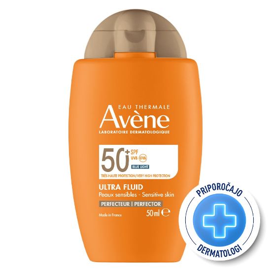Slika Avene Sun, obarvani ultra fluid za zaščito pred soncem za obraz - ZF 50 + (50 ml)