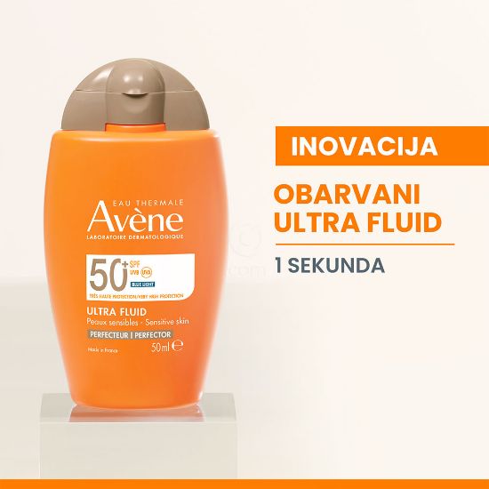 Slika Avene Sun, obarvani ultra fluid za zaščito pred soncem za obraz - ZF 50 + (50 ml)