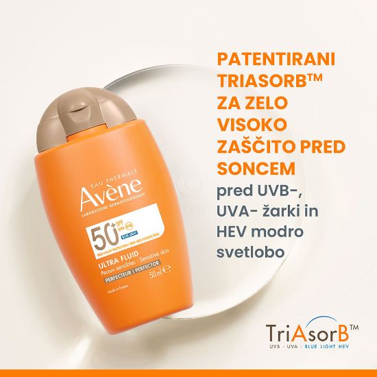 Slika Avene Sun, obarvani ultra fluid za zaščito pred soncem za obraz - ZF 50 + (50 ml)