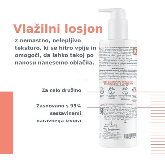 Slika Avene XeraCalm Nutrition, vlažilni losjon (400 ml)