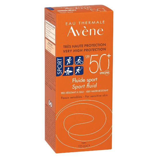 Slika Avene Sun Sport Fluid, zelo visoka zaščita pred soncem - ZF50+ (100 ml)