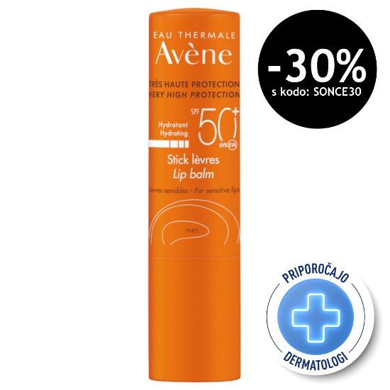 Slika Avene Sun, stik za ustnice - ZF50+ (3 g)