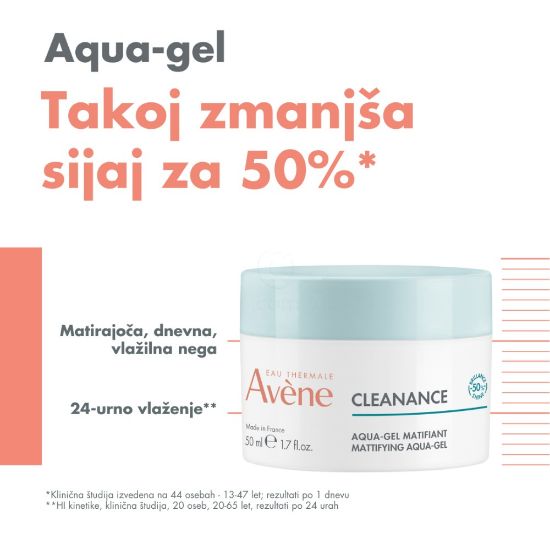Slika Avene Cleanance, matirajoči Aqua-gel (50 ml)