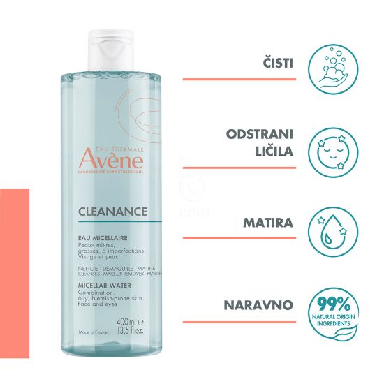 Slika Avene Cleanance, micelarna voda (400 ml)