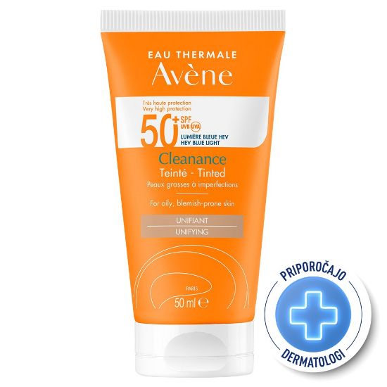 Slika Avene Sun Cleanance, obarvana krema - zelo visoka zaščita - ZF50+ (50 ml)