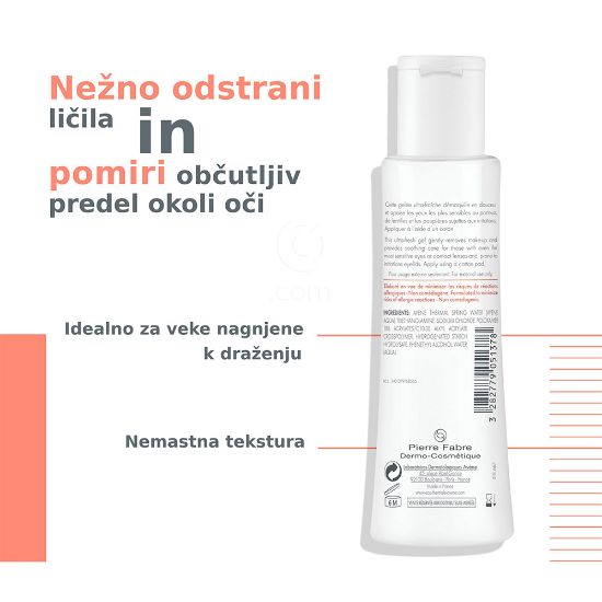 Slika Avene gel za odstranjevanje ličil (125 ml)