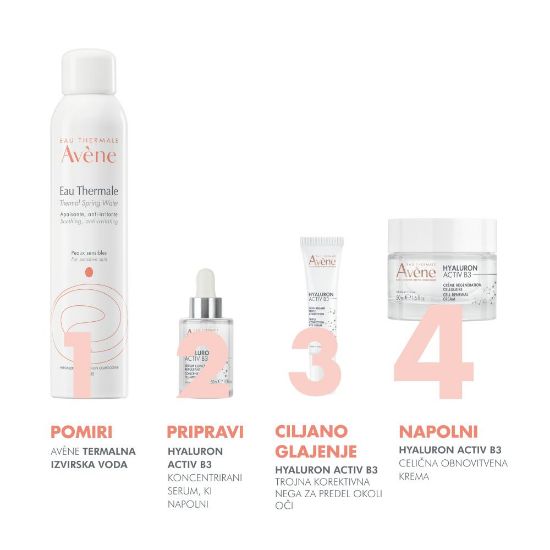 Slika Avene Hyaluron Activ B3, krema za nego obraza - refill (50 ml)