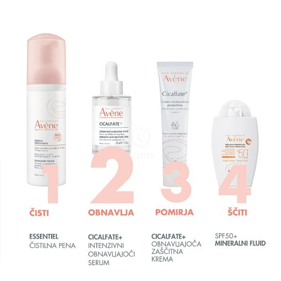 Slika Avene Cicalfate+, intenzivni obnavljajoči serum (30 ml)