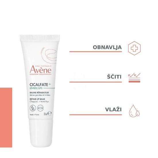 Slika Avene Cicalfate+, balzam za ustnice (10 ml)