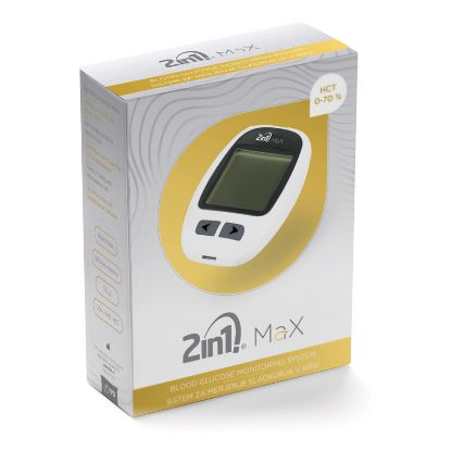 Slika 2in1 Max, merilnik sladkorja v krvi (1 komplet)