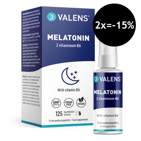 Slika Valens Melatonin, ustno pršilo (25 ml)