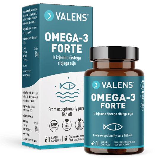 Slika Valens Omega-3 Forte, kapsule (60 kapsul)